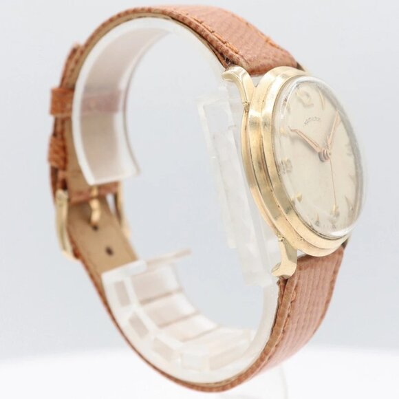 Vintage 32mm Hamilton Nautilus II Men's Mechanical Wristwatch 871 USA 10k RGP - Picture 1 of 4